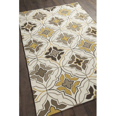 Tapis intérieur / extérieur en laine touffeté à la machine Terra Authentic