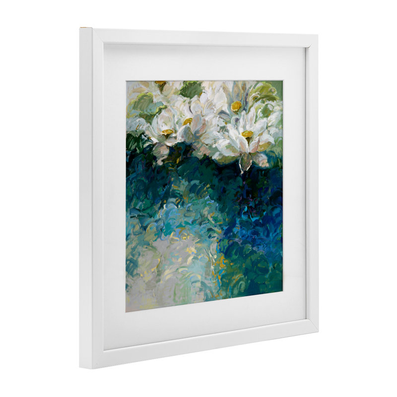 Impressionnisme lys au lever du soleil, reproduction encadrée sous verre, conception de Vicki McMurry, H 13 po x l 13 po
