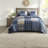 Plush Cotton Bedding Sets, King Size, Modern Patchwork, Year-round Comfort