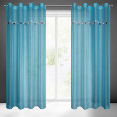 Karishama Sheer Curtain Single Panel