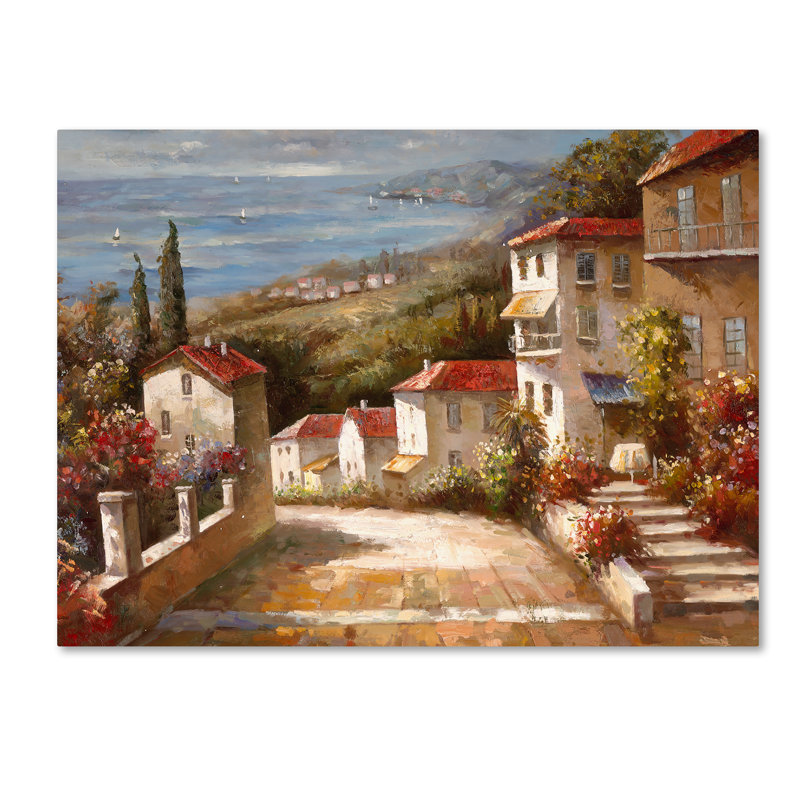 Art mural sur toile tendue - Joval «Home in Tuscany» pour décoration de salon, de chambre à coucher ou de bureau - 24 x 32