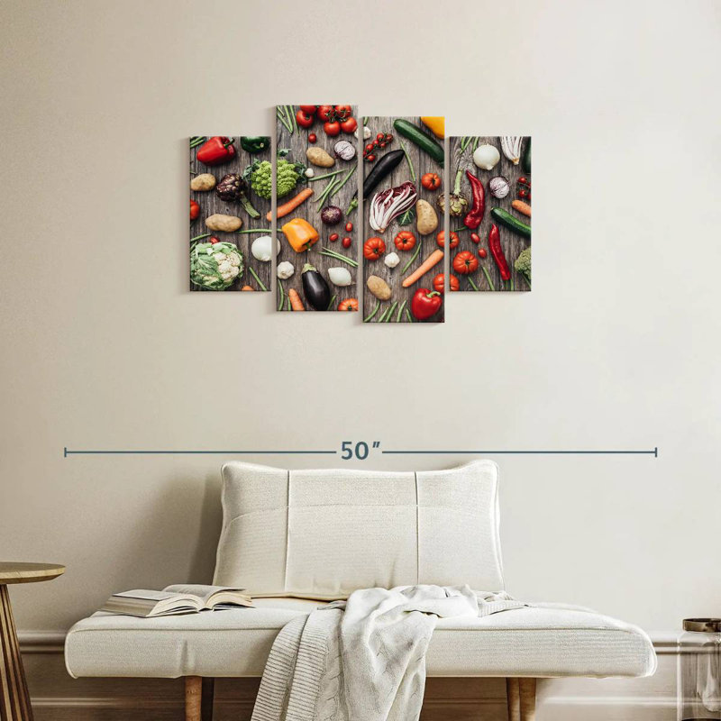Organic Vegetables, H 22 po x l 36 po