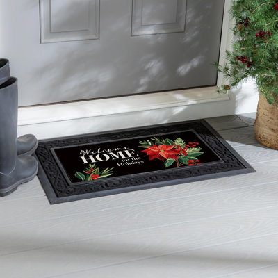 Tapis de bienvenue Welcome Home For The Holidays Sassafras