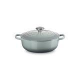 Le Creuset Enameled Cast Iron Signature Round Sauteuse, 3.5Qt., Rhone
