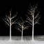 Lighted Artificial Cedar Christmas Tree-1949560613