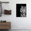 Tiger Minimalist Animal Portraiton Black by The Creative Bunch Studio - Single Picture Frame Print-524465195-524465192