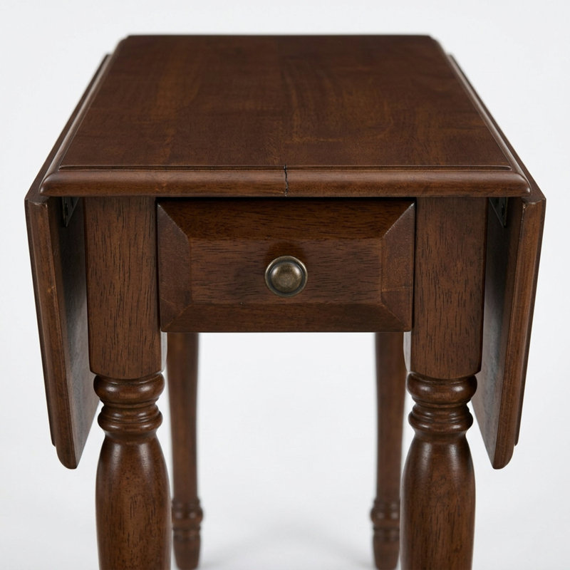 Ensemble table et chaises de salle à manger rectangulaires en acajou et bois d'hévéa, 2 rallonges rabattables et tiroirs de rangement