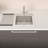15'' L Drop-In Single Bowl Stainless Steel Kitchen Sink