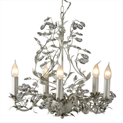Glasser 5 - Light Candle Style Chandelier