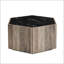 Table basse hexagonale en bois rustique rétro-287968942-287968912
