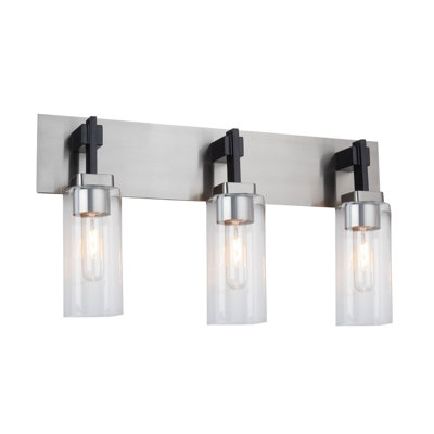 Arlington- Bathroom Vanity - Satin Nickel - 3-Light