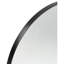 Miroir mural de salle de bain arqué en métal noir 20 x 30 pouces - Verre haute définition 4 mm, finition rouille, cadre simple de qualité d'installation non déformée, installation-1906032696-1906032694