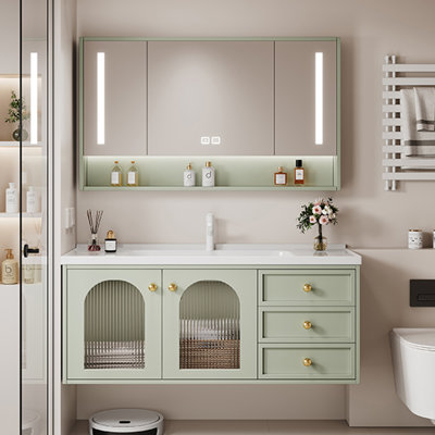 Armoire de salle de bain de style français simple