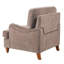 Fauteuil en tissu cacao-188973294
