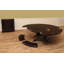 Round Mahogany Wood Dining Table