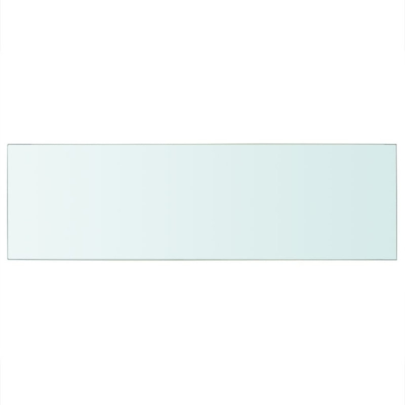 Wall Shelf Floating Shelf Display Shelf Wall Mounted Tempered Glass, 0.31" H x 31.5" W x 9.8" D