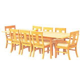 Osborne Outdoor 9 - Piece Teak Dining Set