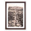 Road to the Miami Florida Skyline in Abstract - Picture Frame Graphic Art Print-55758848-55758849