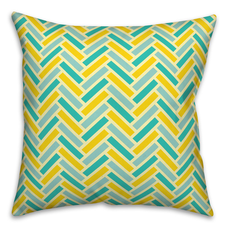  Herringbone Square Pillow Cover & Insert