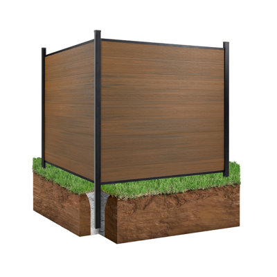 8Ft H Composite Privacy Fence Panels With Post