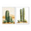 Couple de cactus en fleurs I - Affiche murale en deux parties-974417936-974417948