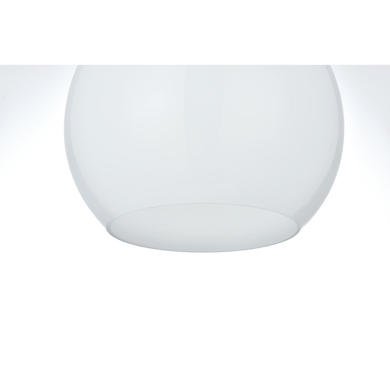 Plafonnier semi-encastré à 1 lumière Snead, H 11,2 po x l 9,8 po x P 9,8 po, Blanc givré, Or satiné