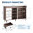 55" Modern Kitchen Buffet Sideboard with Adjustable Shelves-1619689378