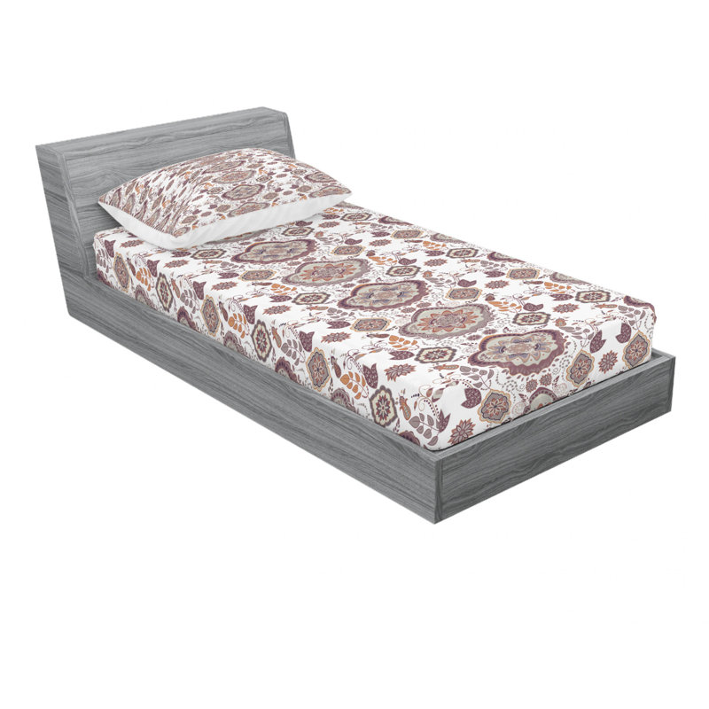 Microfiber Sheet Set, Twin Sheet Set with 1 Pillowcase