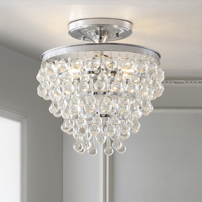Plafonnier semi-encastré 2 lumières 13 po Pell