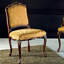 Solid Wood Side Chair in Gold