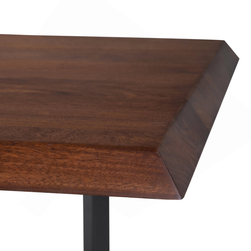Table de salle à manger Watkins en brun foncé, Marron foncé