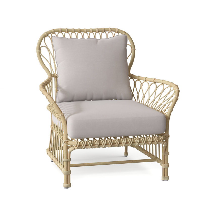Savannah Outdoor Lounge Chair, Sailcloth Seagull