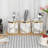 Set Of 3 Canisters Set For Sugar Coffee Tea With Airtight Lid, Ceramic Storage Containers Sets White Storage Pots With Tray Storage Jar Decorative Canisters Sets For For Kitchen Counter