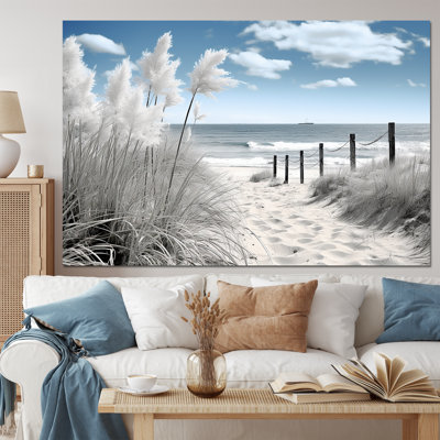Beach Seascape Dreams Path II - Coastal Beach Wall Art