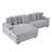 Eduardo L-Shaped Corduroy Sectional Sofa with Throw Pillows-114312617-126593206