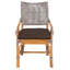 Chaise avec accoudoirs rembourrée Bungalo-656139143