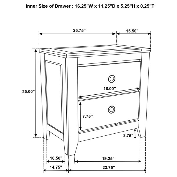 Dimensions du produit