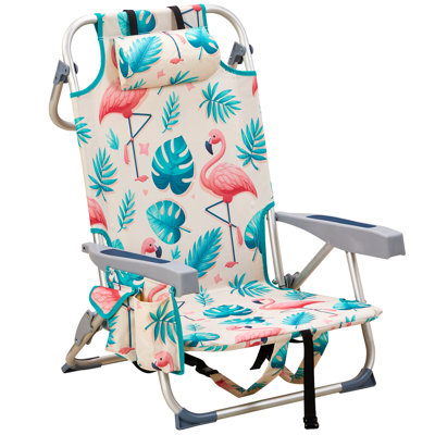 Chaise de plage pliante en aluminium