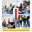 Casier à clé unique en acier 72 po x 12 po x 12 po à 1 porte - Rangement pour employés, étudiants, salle de sport, lieu de travail - Comprend une tablette, des crochets, une ventilation et un porte-carte - Assemblage facile-44192906