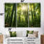 «Dynamic Light Bamboo Grove II», ensemble de reproductions d'art mural en bambou-107738994-107738996