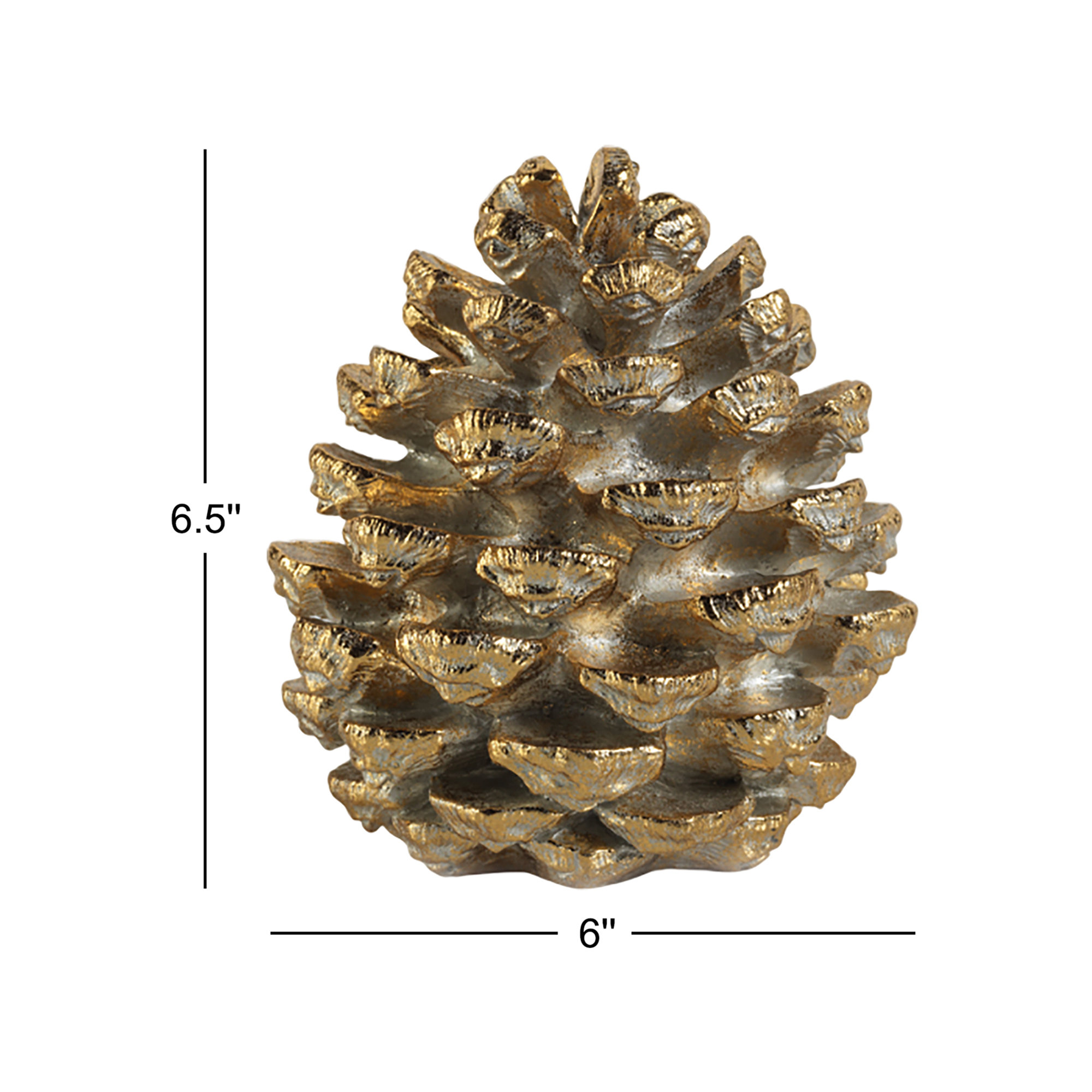 Harvy Christmas Decorative Accent, Gold