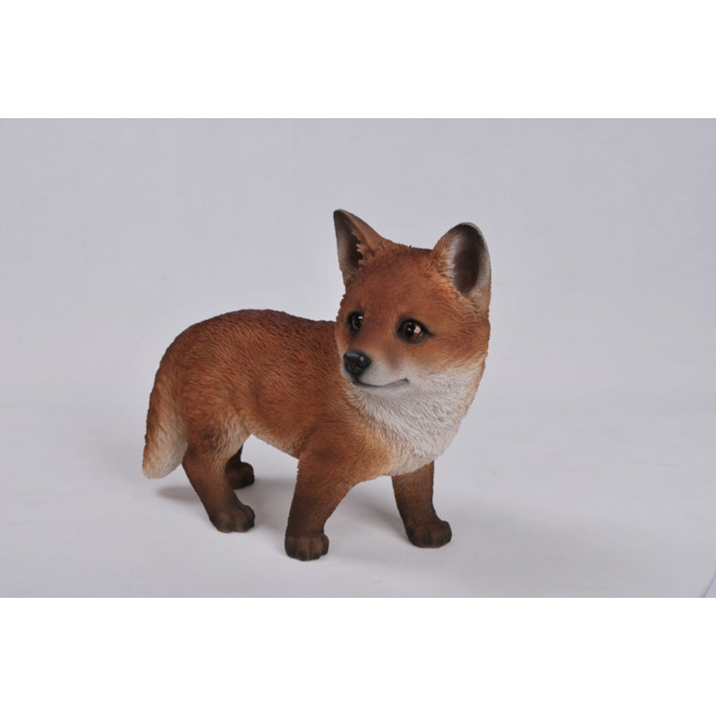 Statue debout fox pup