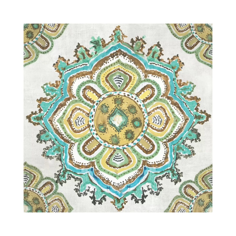 Medallion Inka by Aimee Wilson - Wrapped Canvas Print, 30.48 cm H x 30.48 cm W