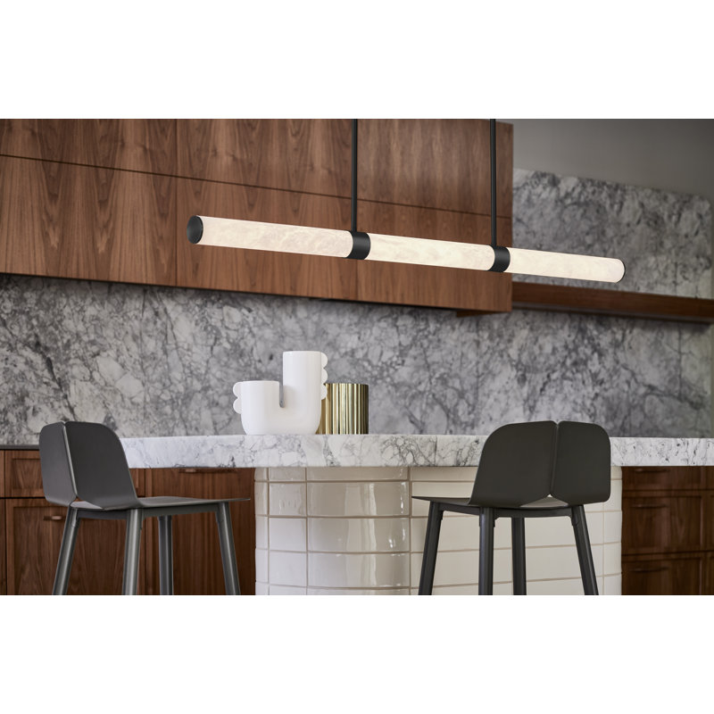 Luminaire suspendu à 1 lumière Conners, Noir