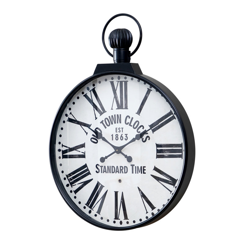 Très grande horloge murale 28,94 po
