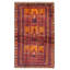 Tapis orange brûlé Teimani 3 pi 7 po x 6 pi 0 po