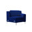 136 " Velvet Curved Seating Component