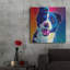 «« Unconditional Love »par Dawg Painter, art mural en métal, 36 po x 36 po par Dawg Painter
