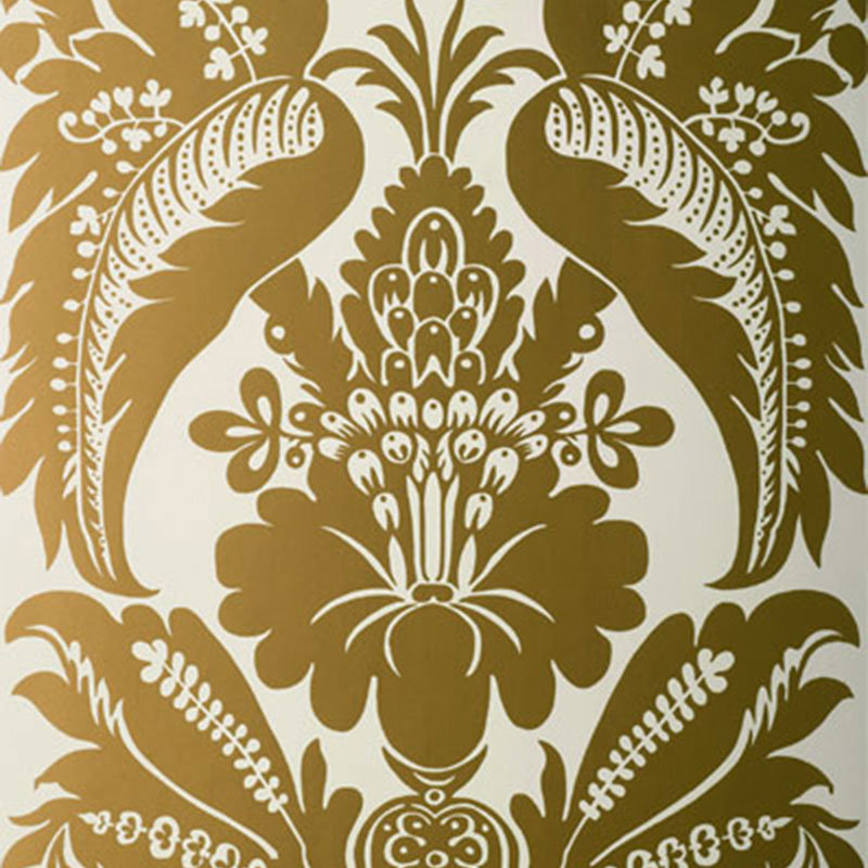 Montebello Damask Wallpaper, Slate
