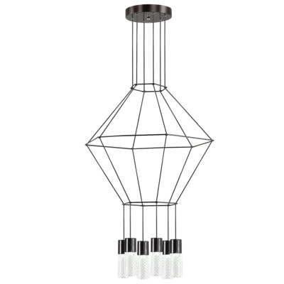 Graves 6 - Light LED Cluster Pendant